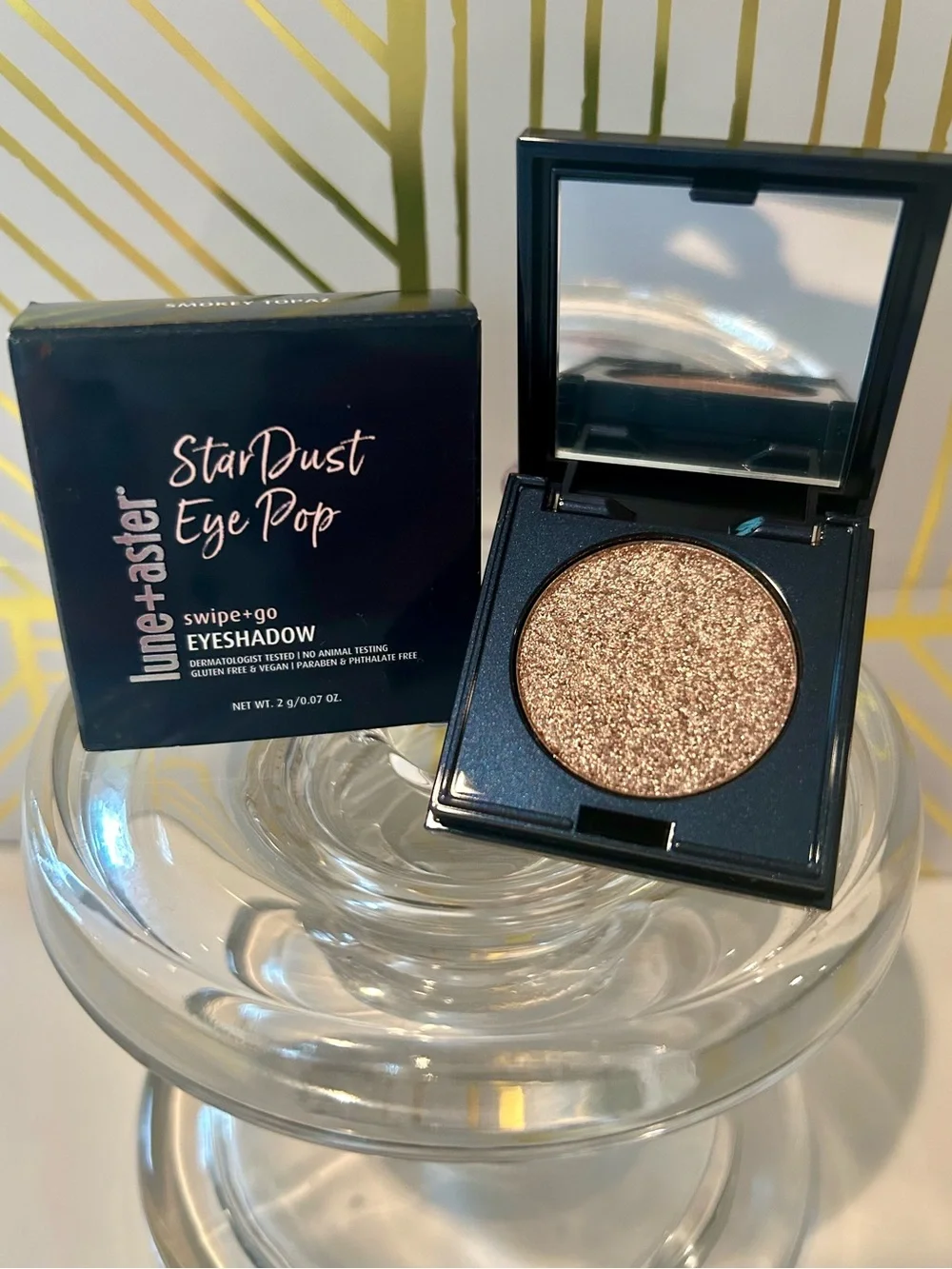 ✨ Lune+Aster Stardust Eye Pop Swipe & Go Eyeshadow | Smoky Topaz | NIB